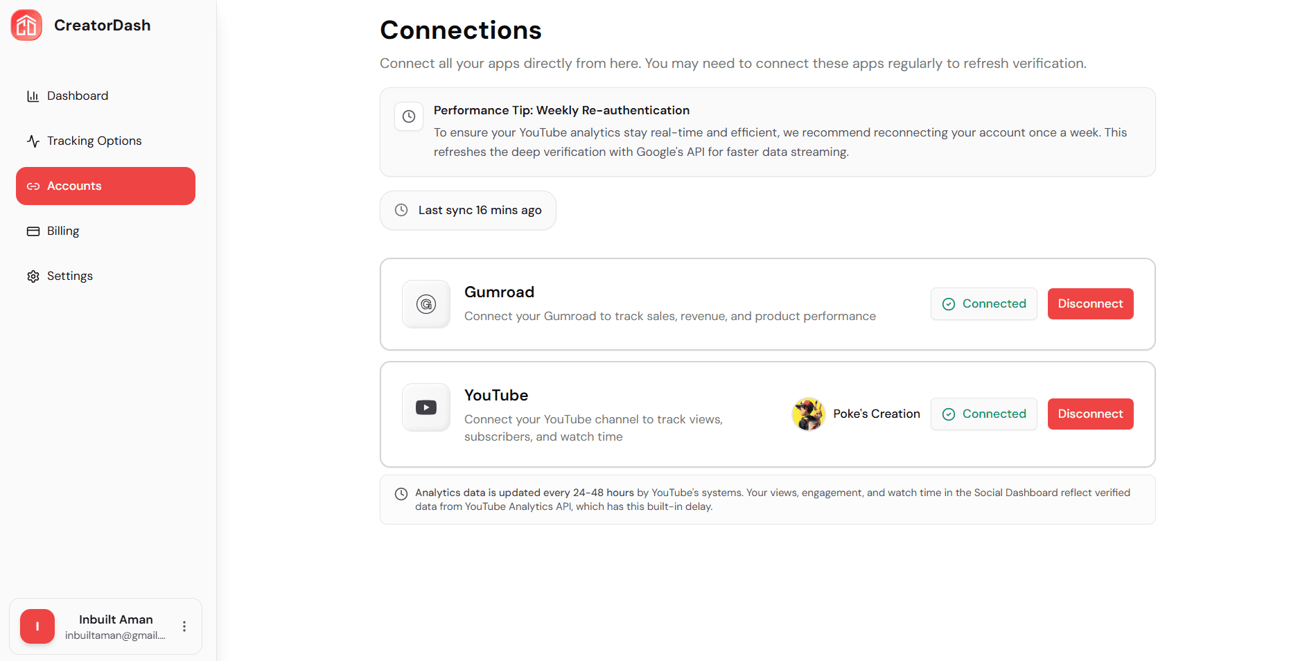Step 1: Add Your Accounts